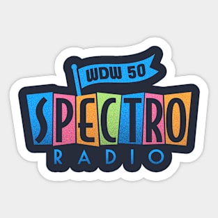 Spectro WDW50 Tee (dark letters) Sticker